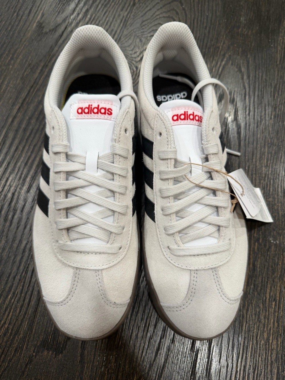 Adidas VL COURT 2.0 Lifestyle Skate Shoes Unisex Low Top Gray men’s 7.5 - Picture 7 of 10